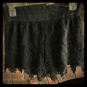 Lace shorts